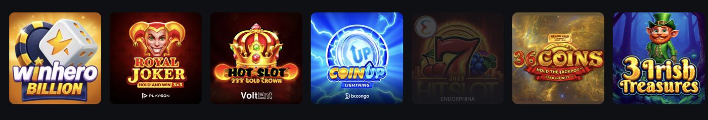 Populaire spellen bij Winhero
